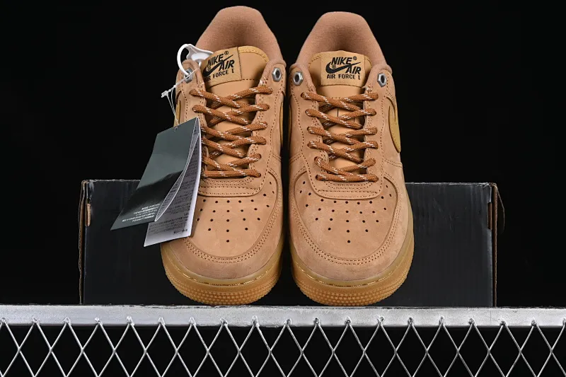All categories Nk Air Force 1 Air Force series Nk Air Force 1 Low Air Force low top X version Nk Air Force 1'07 WB AF1 wheat color first layer suede Air Force 1 low top sneakers CJ9179-200